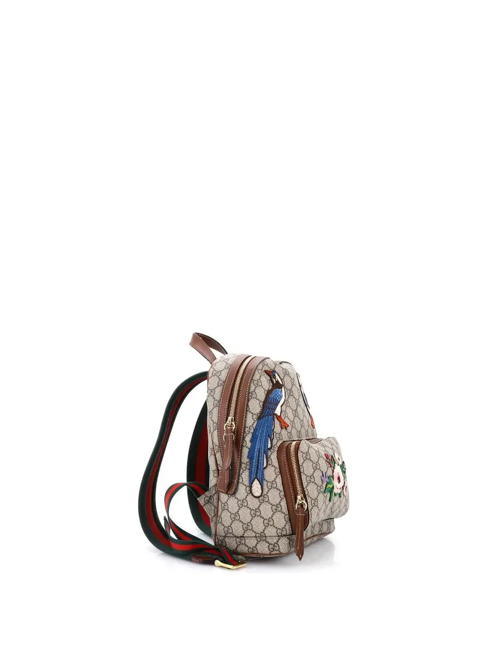 Gucci Zip Pocket Backpack Embroidered #249848G10B